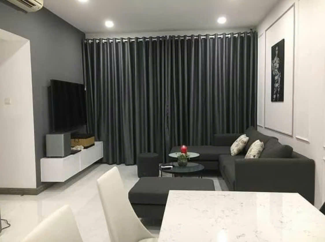 Rèm Màu Xám Đen - Ảnh 2