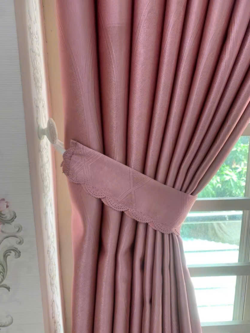 Rèm Màu Hồng Đào - Ảnh 3