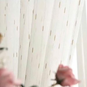 Rèm Voan Hạt Vàng