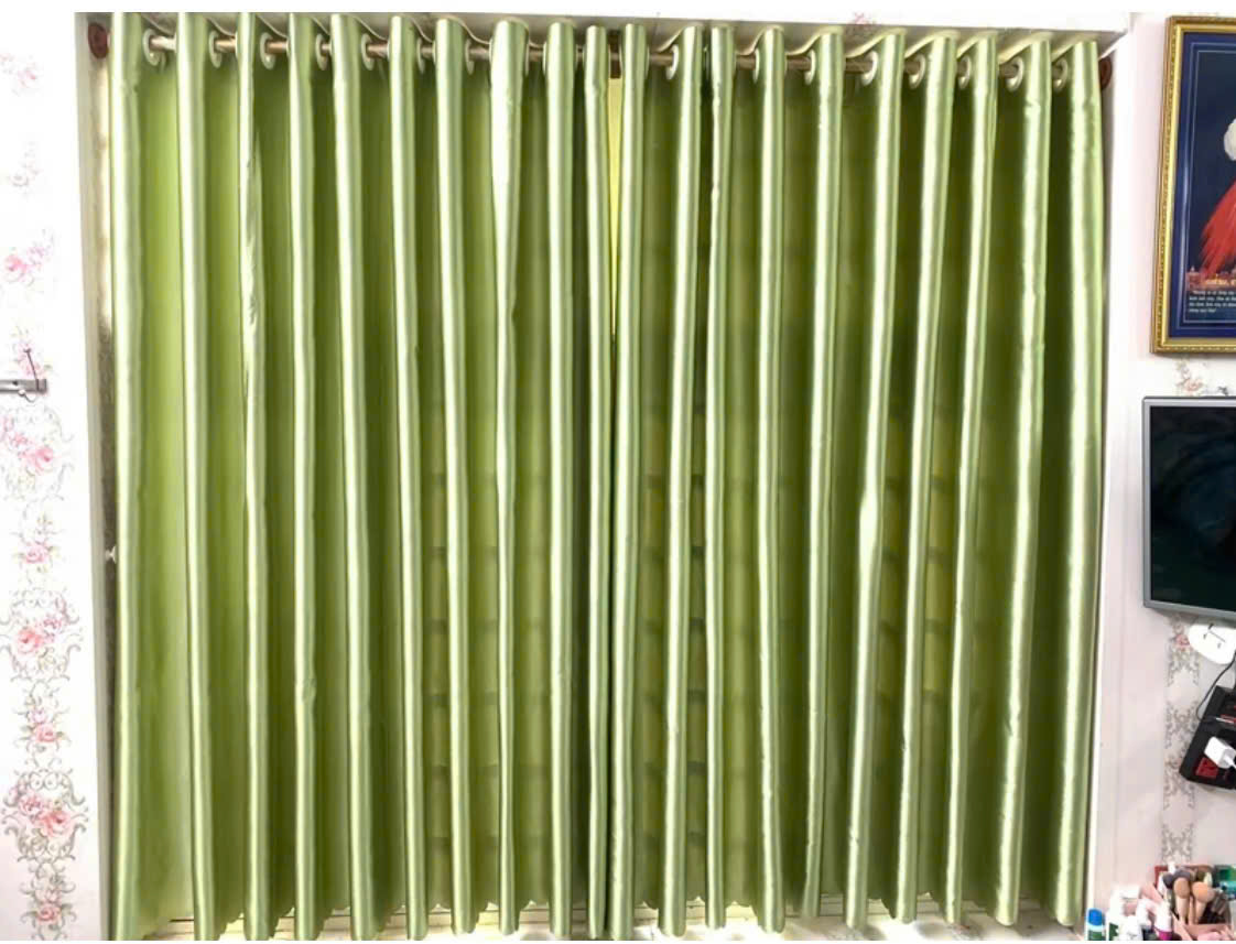 Rèm Màu Xanh Cốm