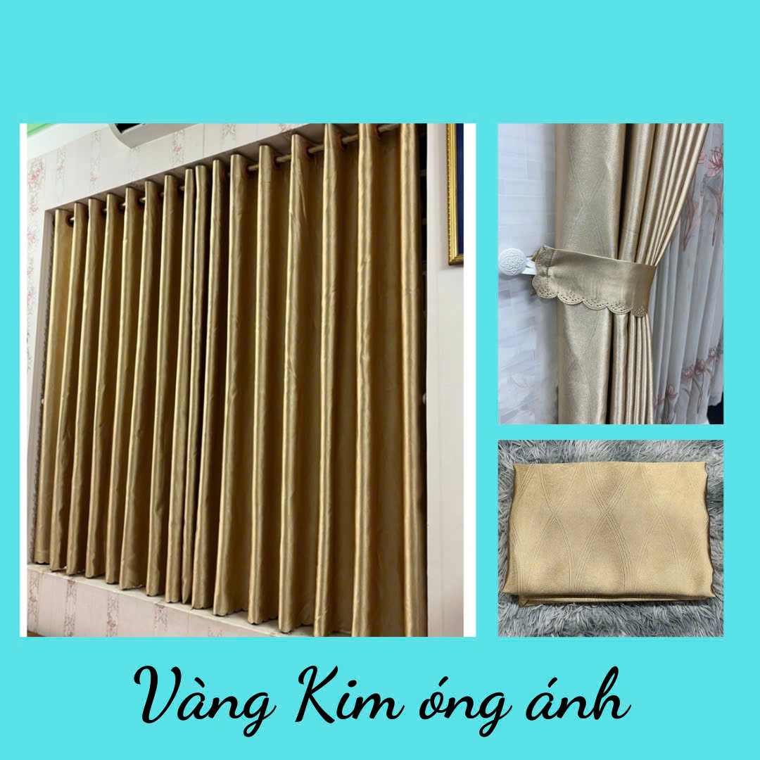 Rèm Màu Vàng Kim
